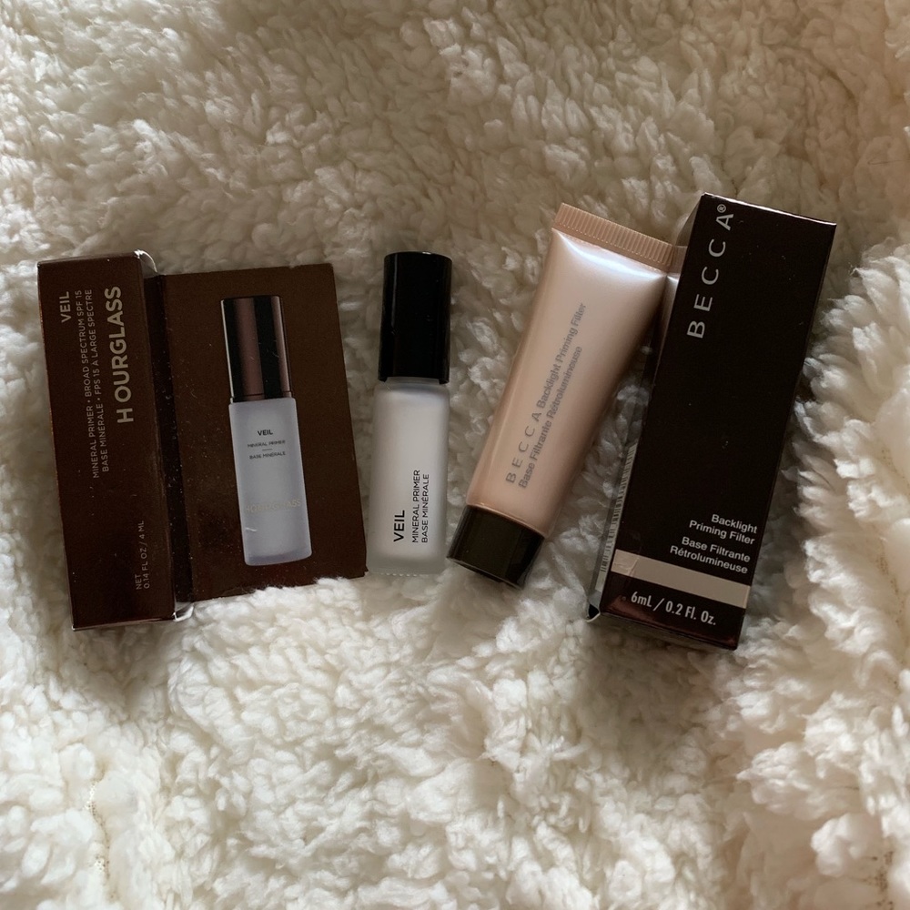 Hourglass and Becca Face Primer Mini Duo